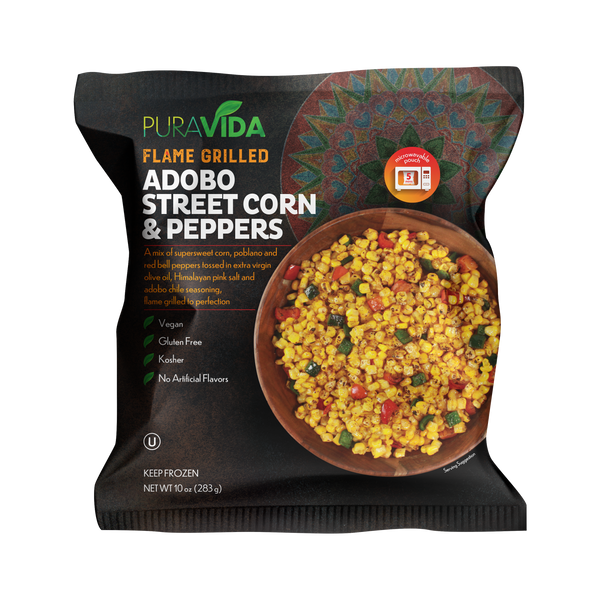 Flame Grilled Adobo Street Corn & Peppers