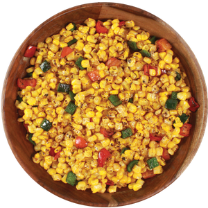 Flame Grilled Adobo Street Corn & Peppers