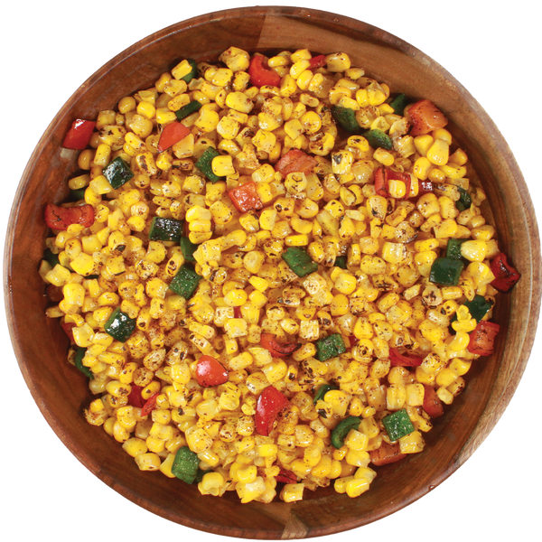 Flame Grilled Adobo Street Corn & Peppers