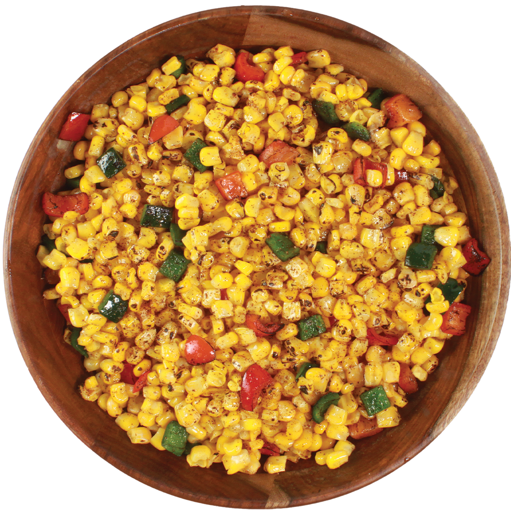 Flame Grilled Adobo Street Corn & Peppers