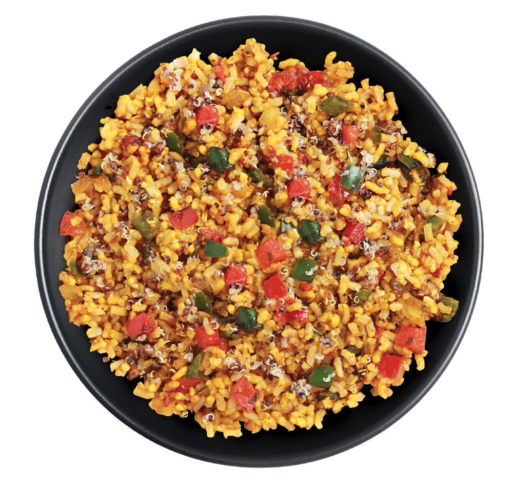 Saffron Brown Rice Paella