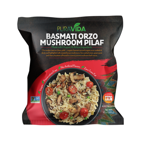 Basmati Orzo Mushroom Pilaf