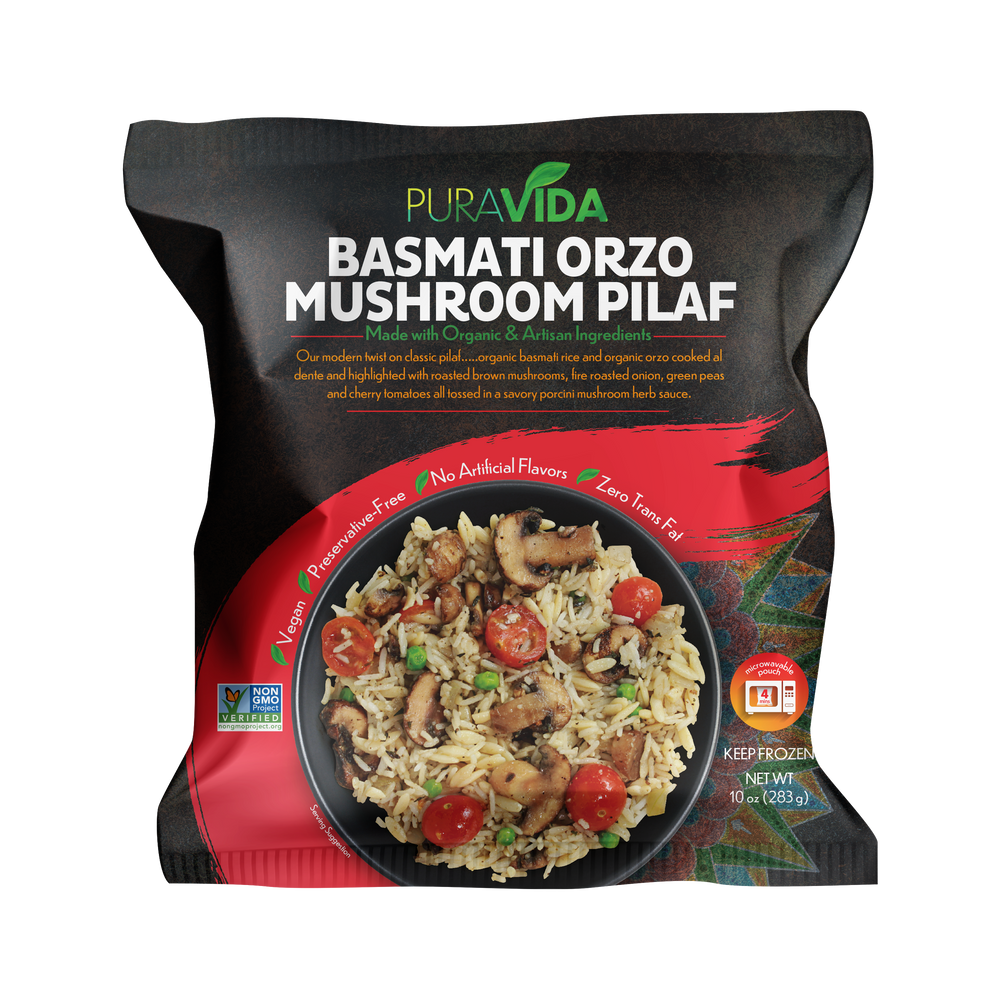 Basmati Orzo Mushroom Pilaf