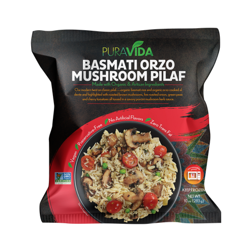 Basmati Orzo Mushroom Pilaf
