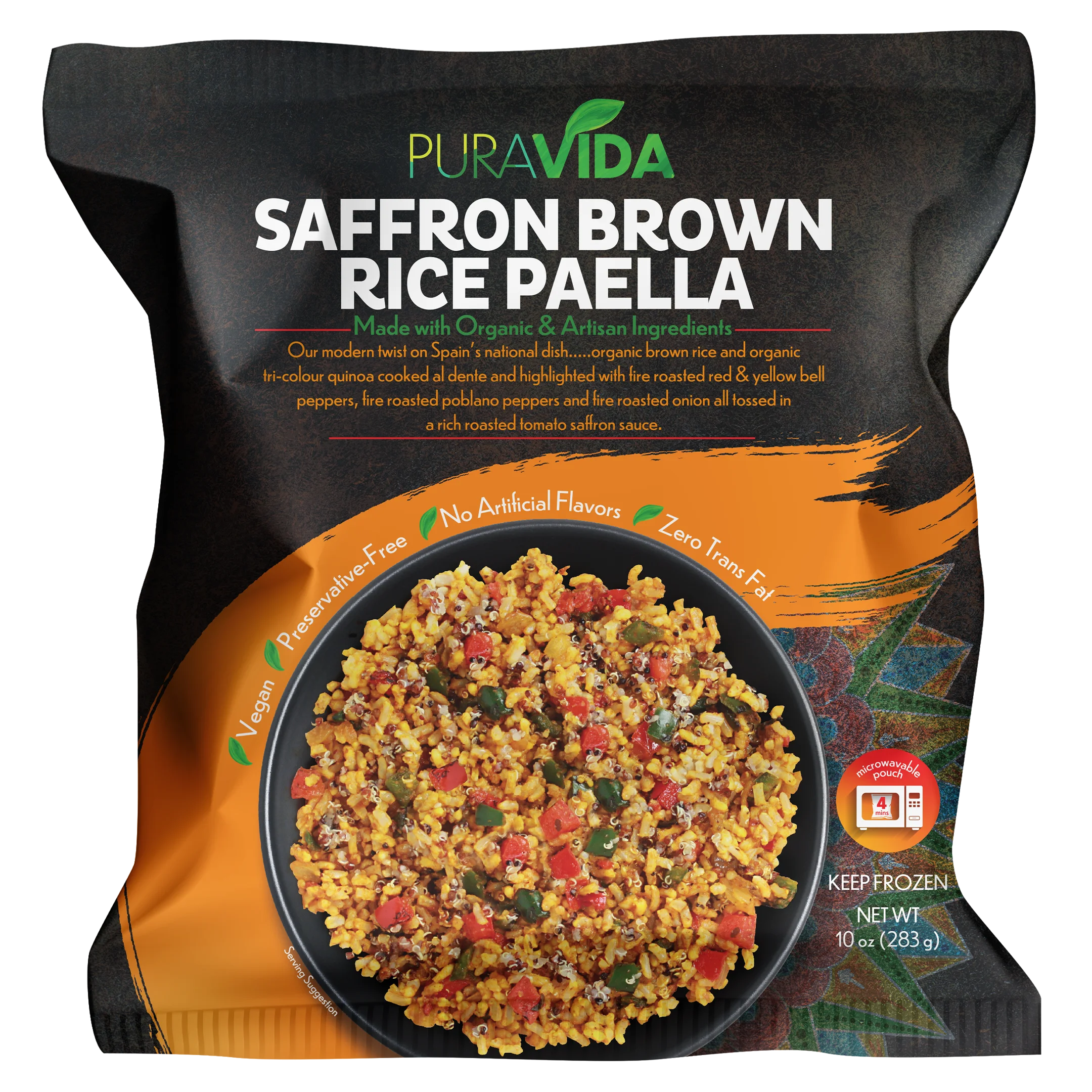 Saffron Brown Rice Paella